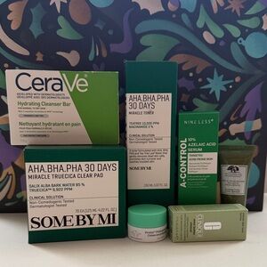 Set 20 Green Acne Relief & Repair Box  | Some By Mi, Drunk Elephant GIFT